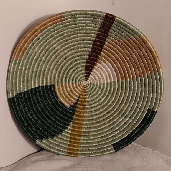 Kazi Multicolor Hand Woven Bowl - Picture 8 of 9